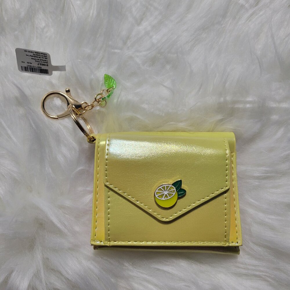 Claire's Lemon Trifold Wallet